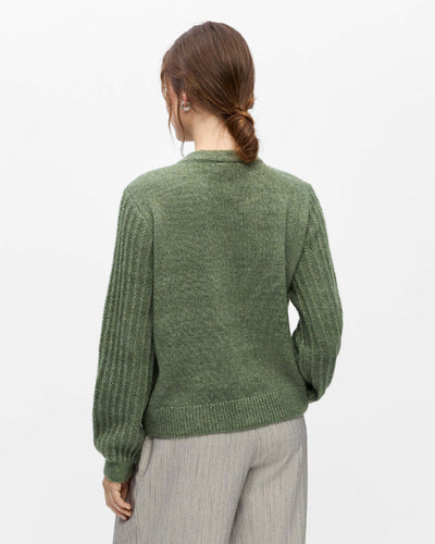OBJFLORA LS KNIT CARDIGANThumbnail 