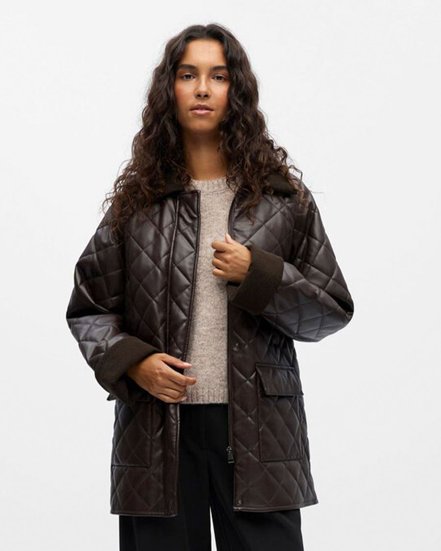 OBJJUNA L/S RE QUILTED JACKET