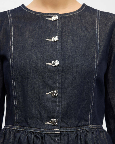 Objanita ls denim blazerThumbnail 
