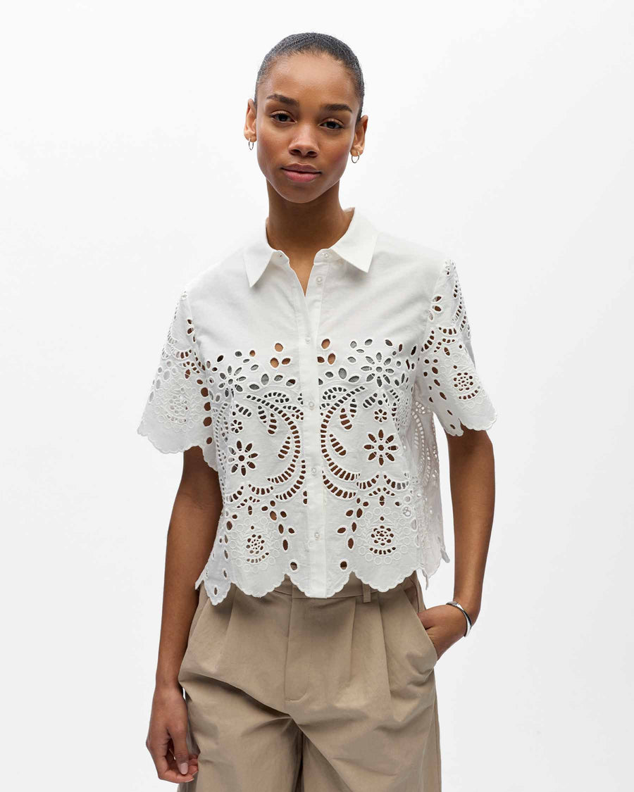OBJELENA S/S CROP TOP
