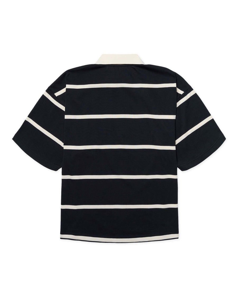 WBHiro S/S Stripe Zip Polo