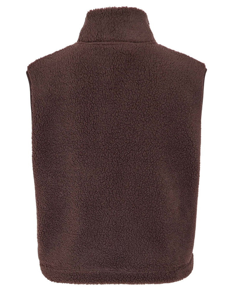 NMMASEY SHORT TEDDY VEST