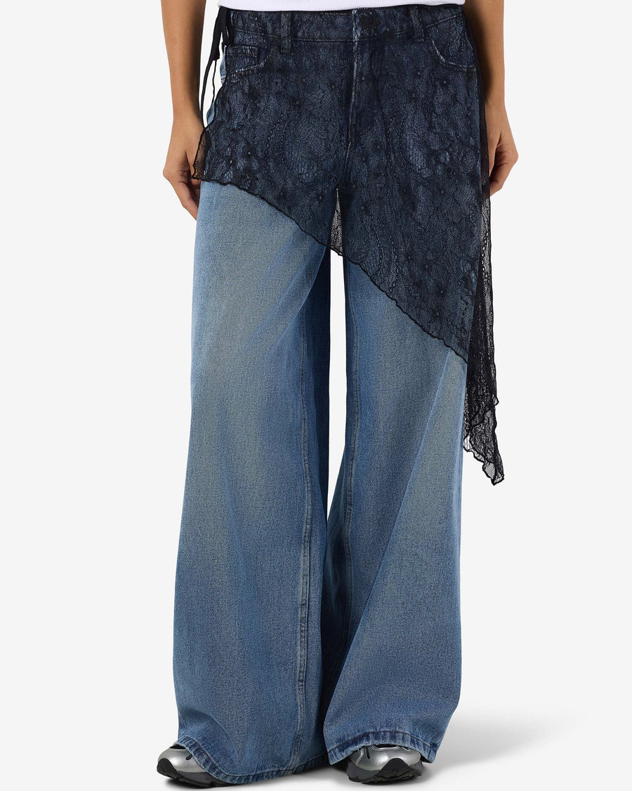 NMIDA LACE WRAP SKIRT