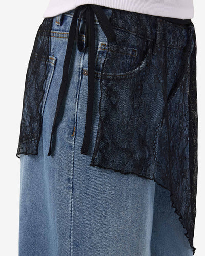 NMIDA LACE WRAP SKIRTThumbnail 