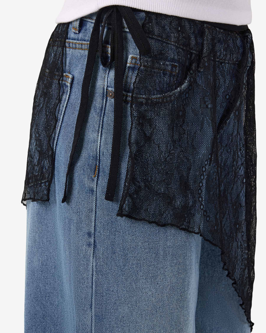 NMIDA LACE WRAP SKIRT