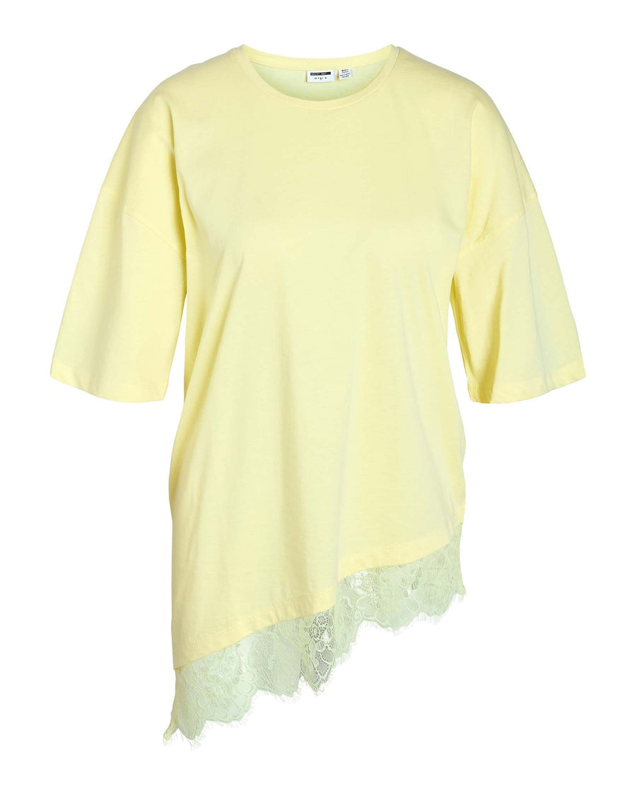 NMEASY LACE DETAIL T-SHIRT