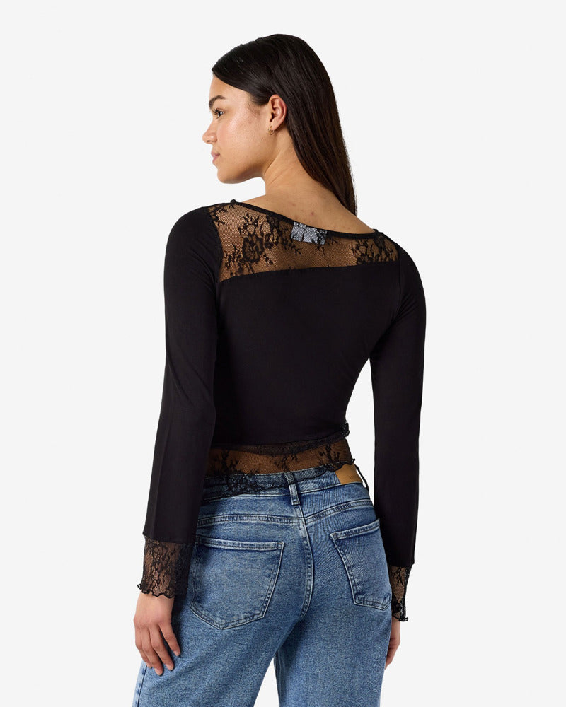 NMTIKA L/S LACE TOP