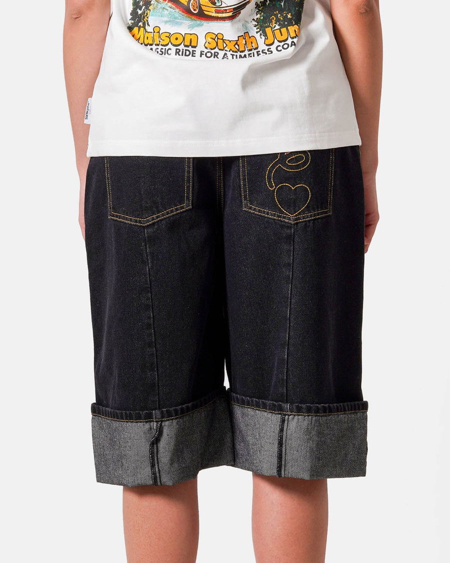 DENIM BIG REVERS SHORT