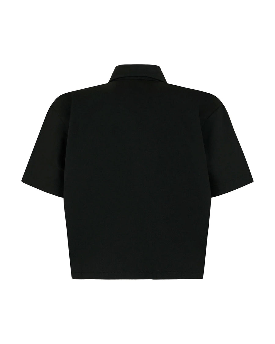 SS CROP WORK SHIRT