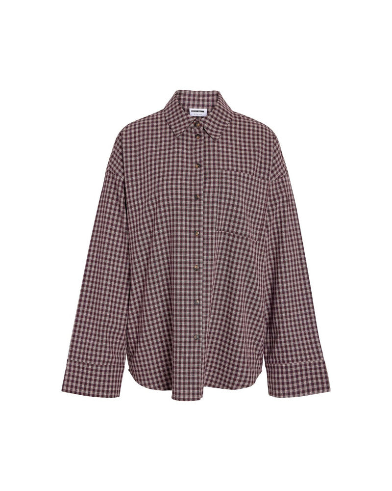 NMHAILEY ZOE L/S CHECK SHIRT