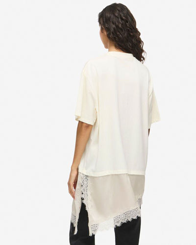 NMFILLA OVERSIZE SATIN LACE TEEThumbnail 