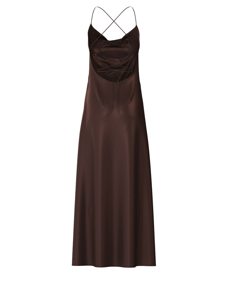 Objsally maxi slip dress