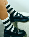 Purpolo stripe sock