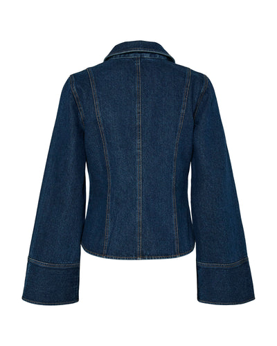 PCFLORA LS FITTED DENIM TOPThumbnail 