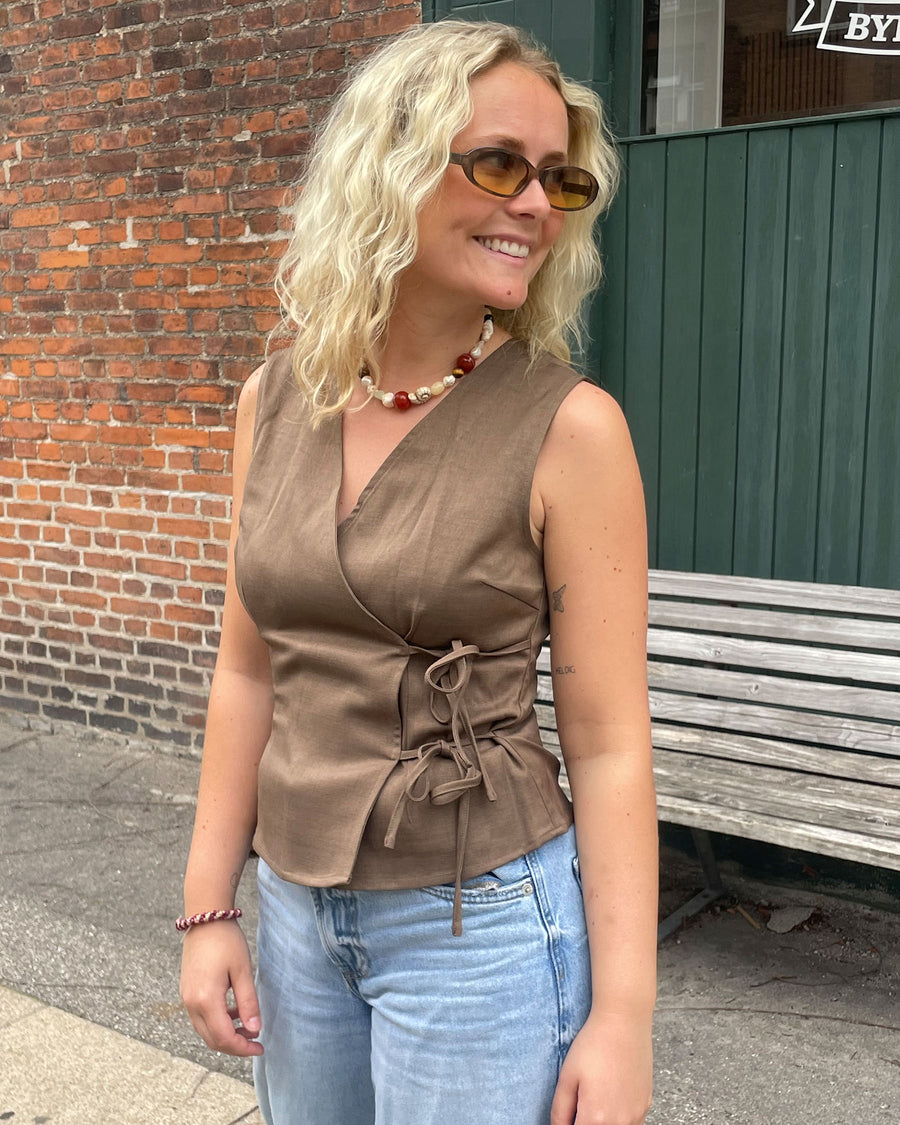 Purjasmin tie vest