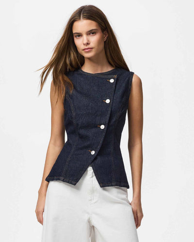 PCJULES SL DENIM VESTThumbnail 