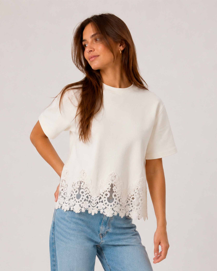 Liette lace tee