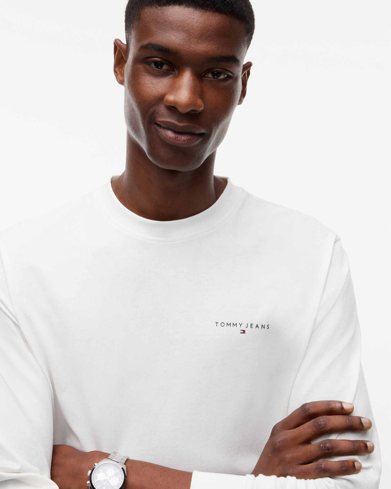 TJM SLIM CHEST LINEAR LS TEE