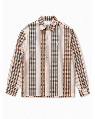 MIXED TARTAN BOXY SHIRTThumbnail 