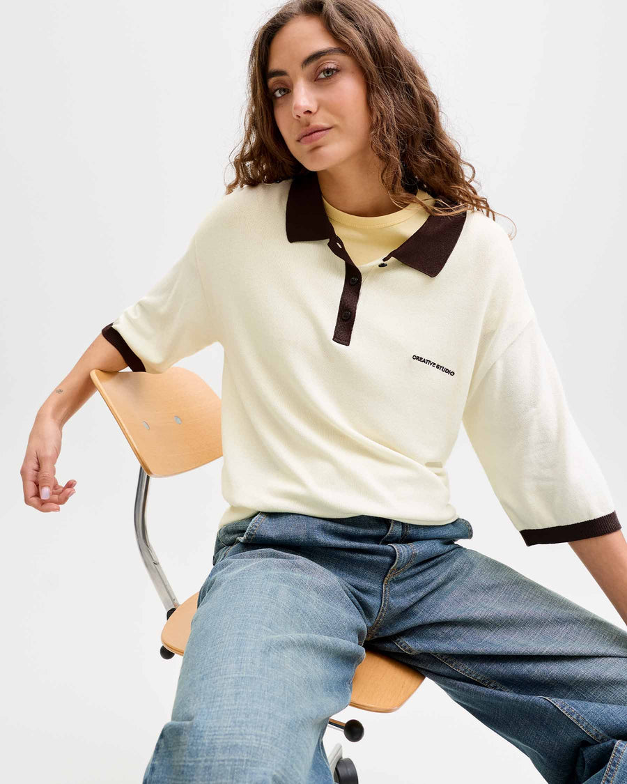 JXVILDA SS POLO KNIT
