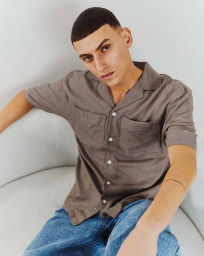 Silvio linen shirt ssThumbnail 