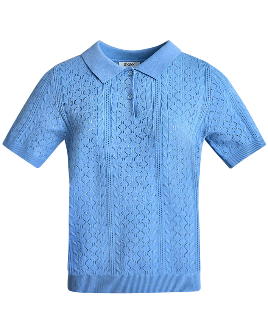 Alba ss knit polo