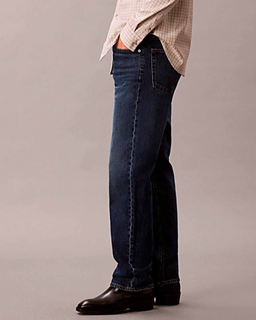STNDRD STRGHT OIL SLICK JEANS
