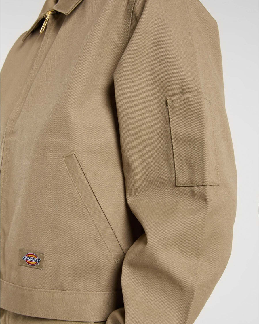 LINED EISENHOWER CROP W