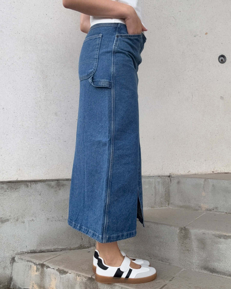 WOMENS CARPENTER DENIM SKIRT