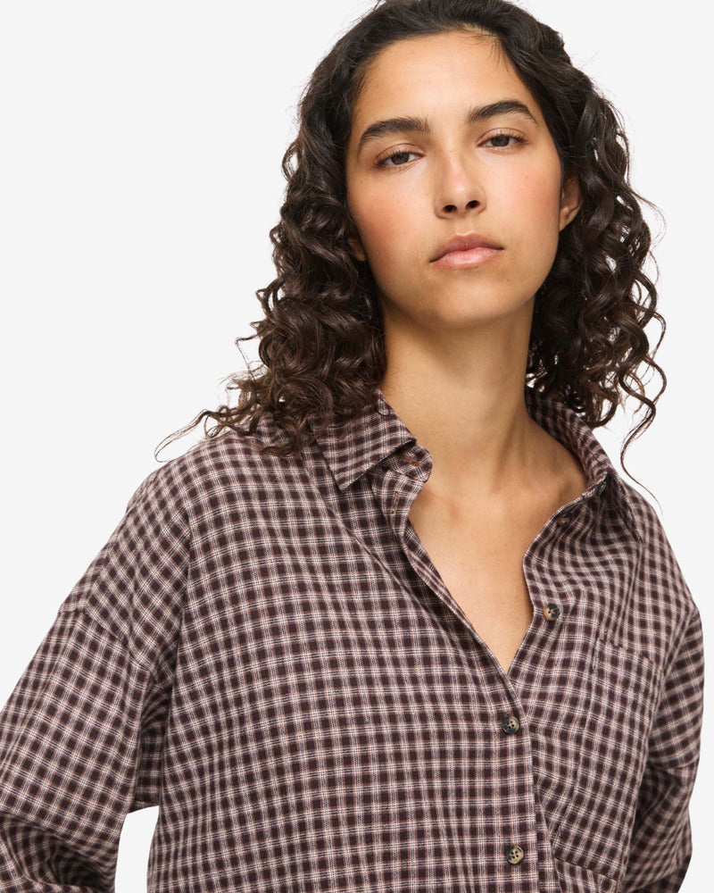 NMHAILEY ZOE L/S CHECK SHIRT