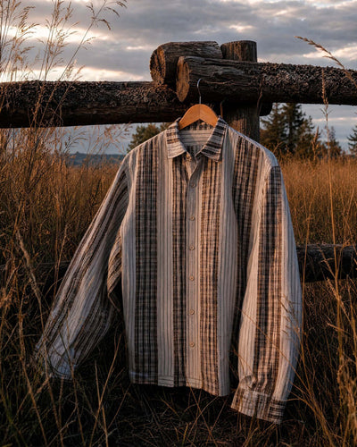 MIXED TARTAN BOXY SHIRTThumbnail 