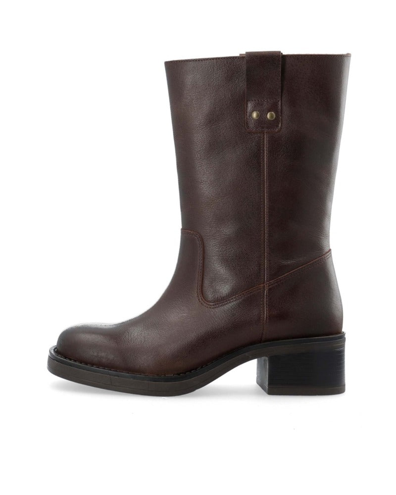 BIAMARY Mid Boot Leather