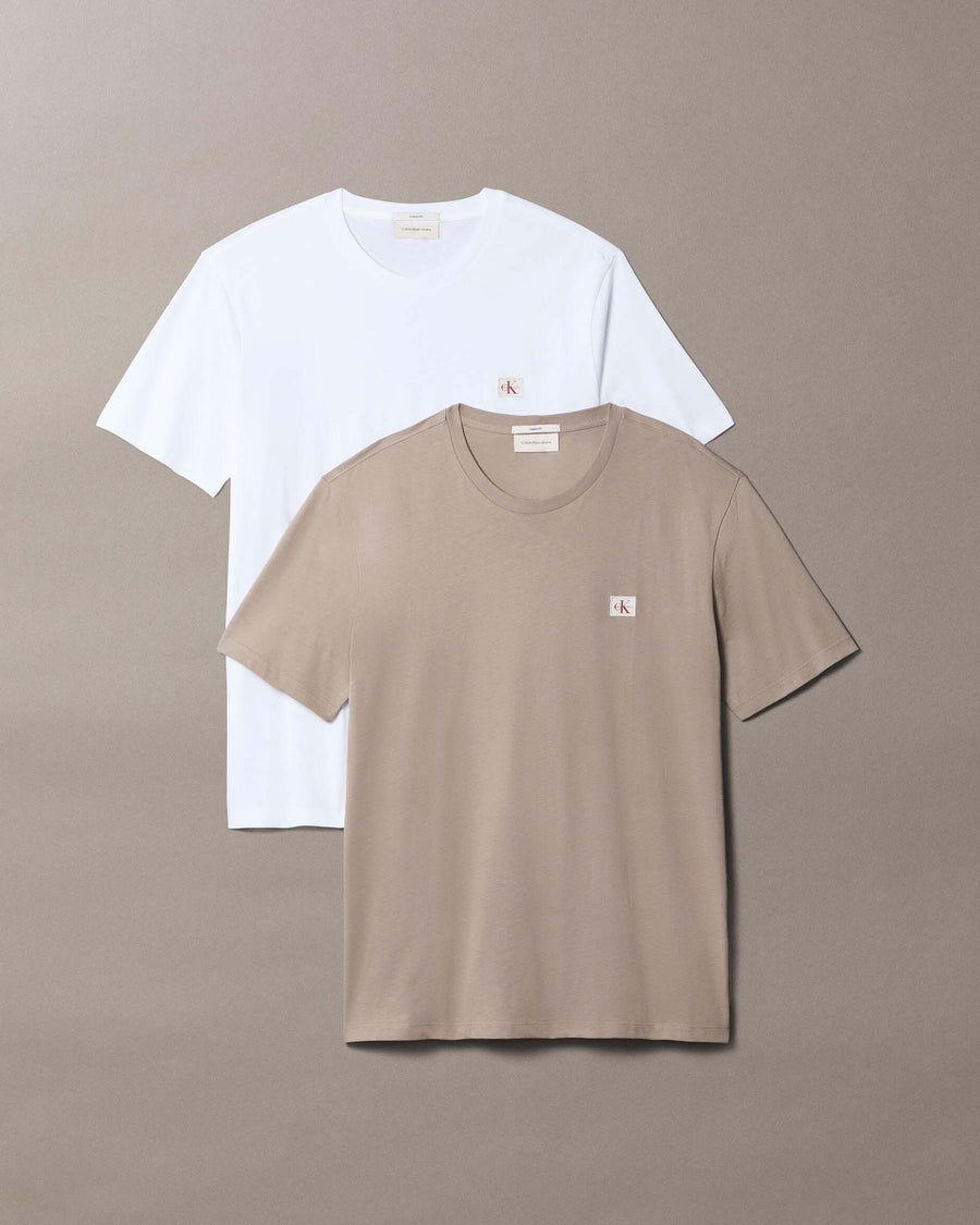 WOVEN LABEL TEE 2-PACK