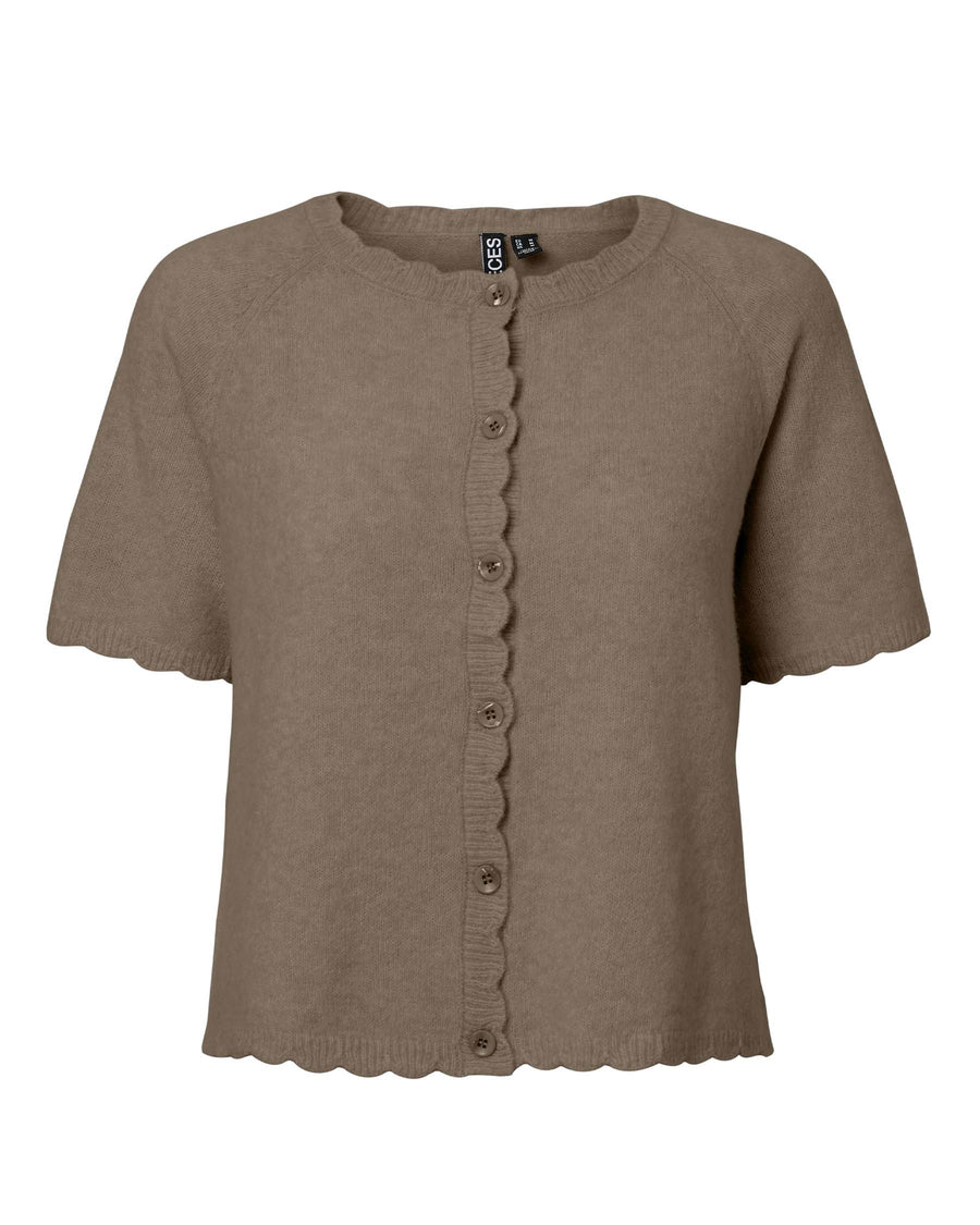 PCRATH O-NECK KNIT CARDIGAN