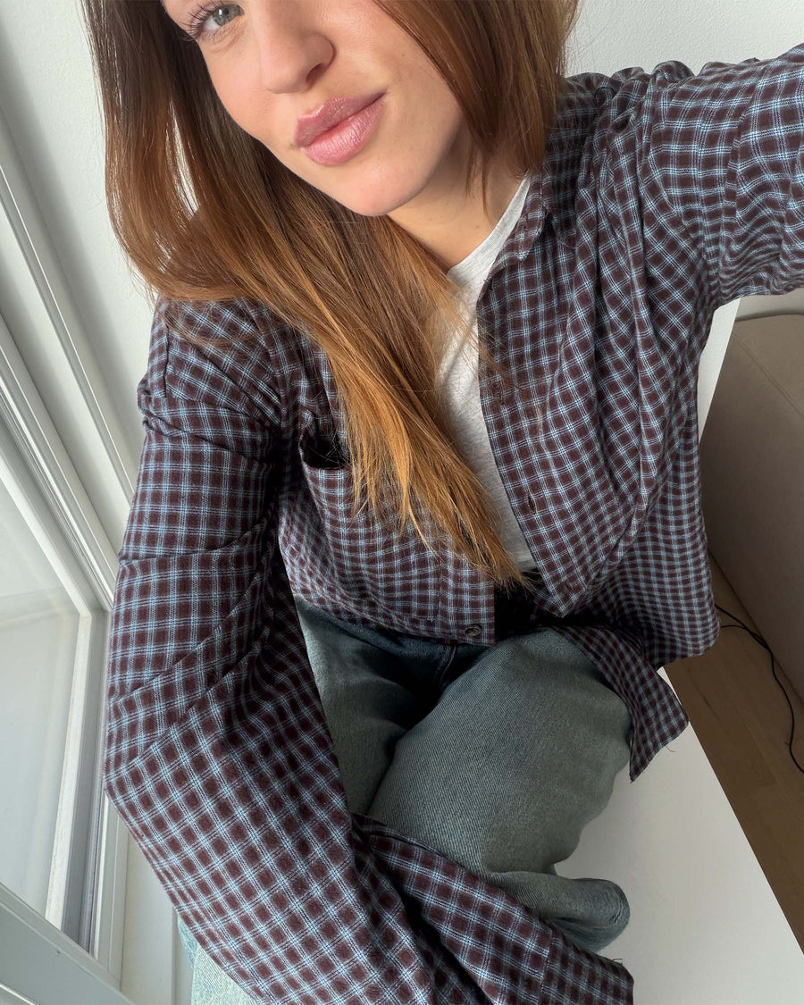 NMHAILEY ZOE CHECK SHIRT