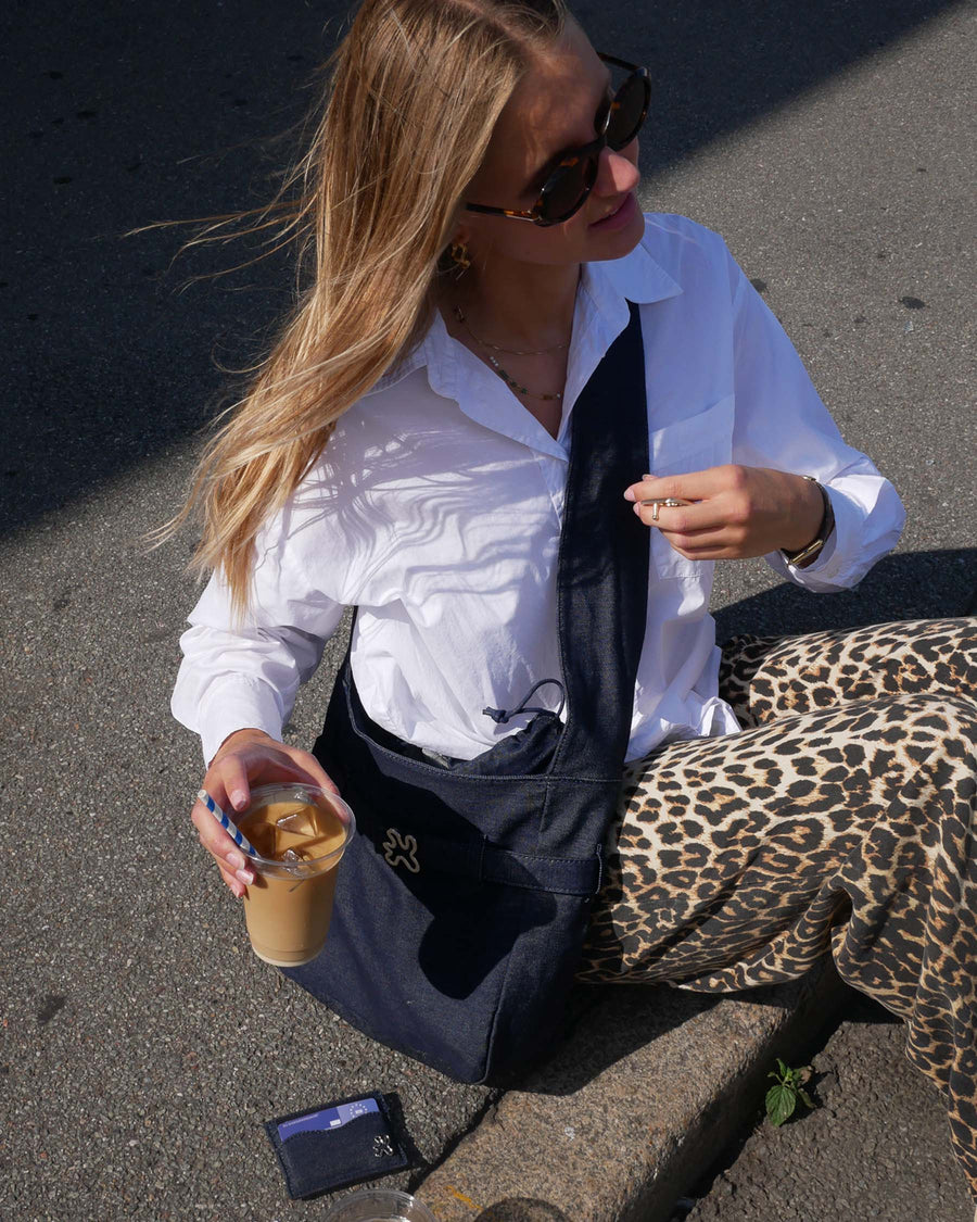 Denim crossbody