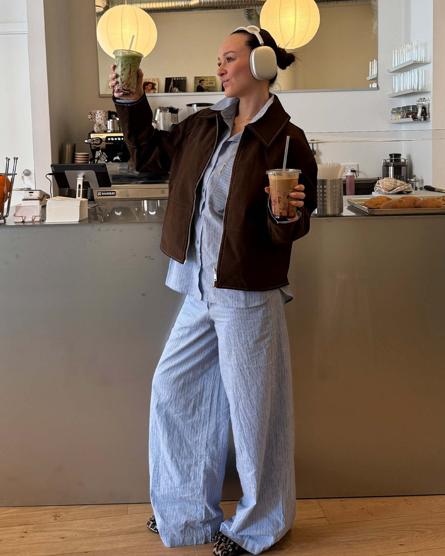 Emma fake suede jacket