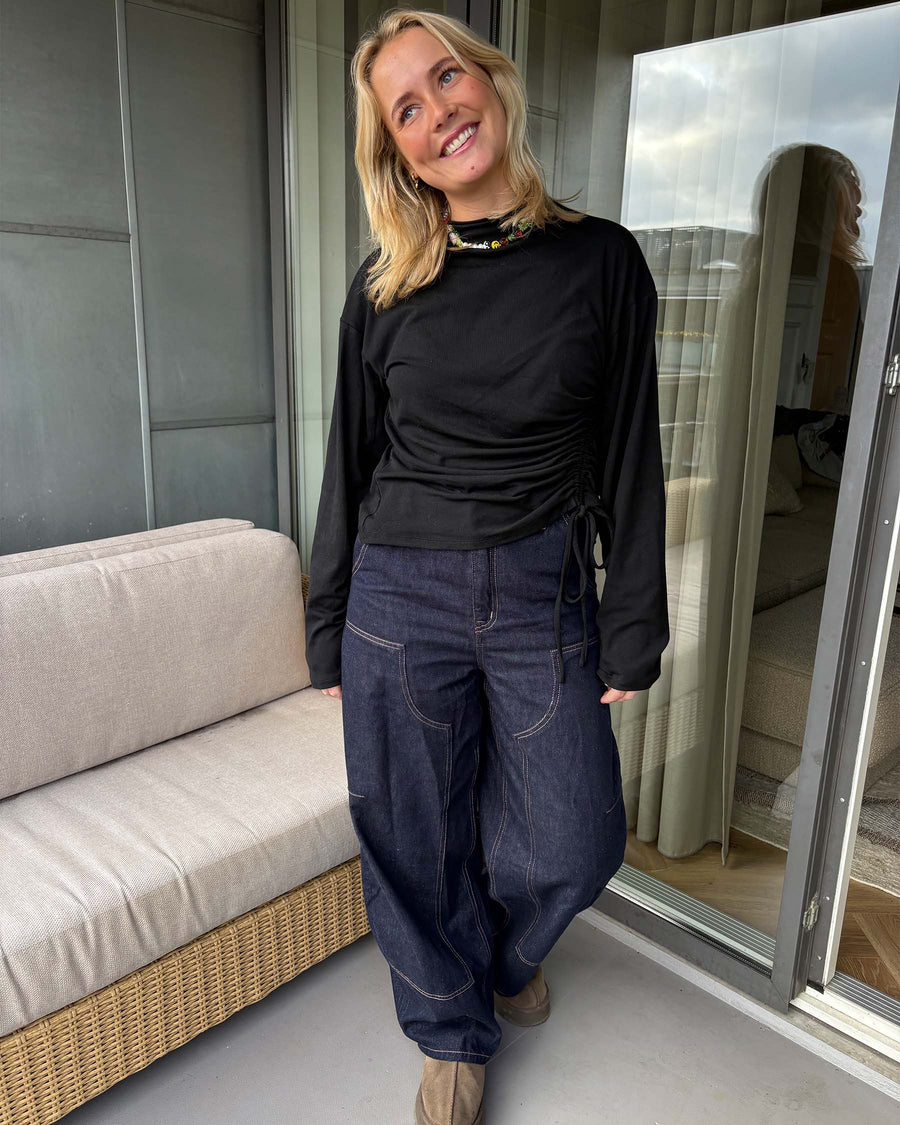 OBJRINSA BARREL JEANS