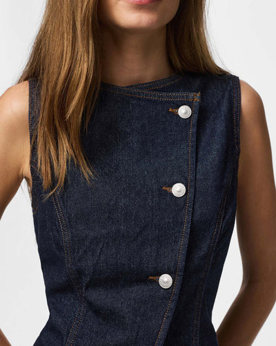 PCJULES SL DENIM VESTThumbnail 