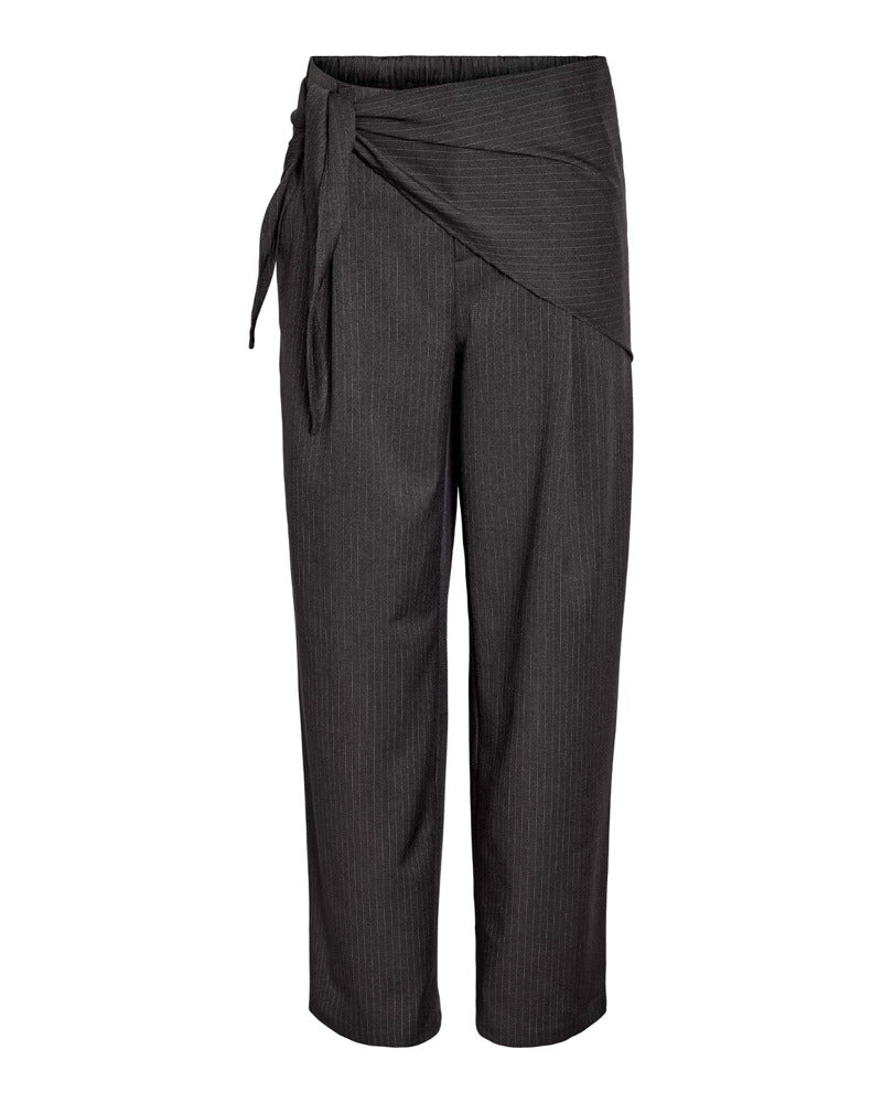 NMPINE MW PINSTRIPE SCARF PANT
