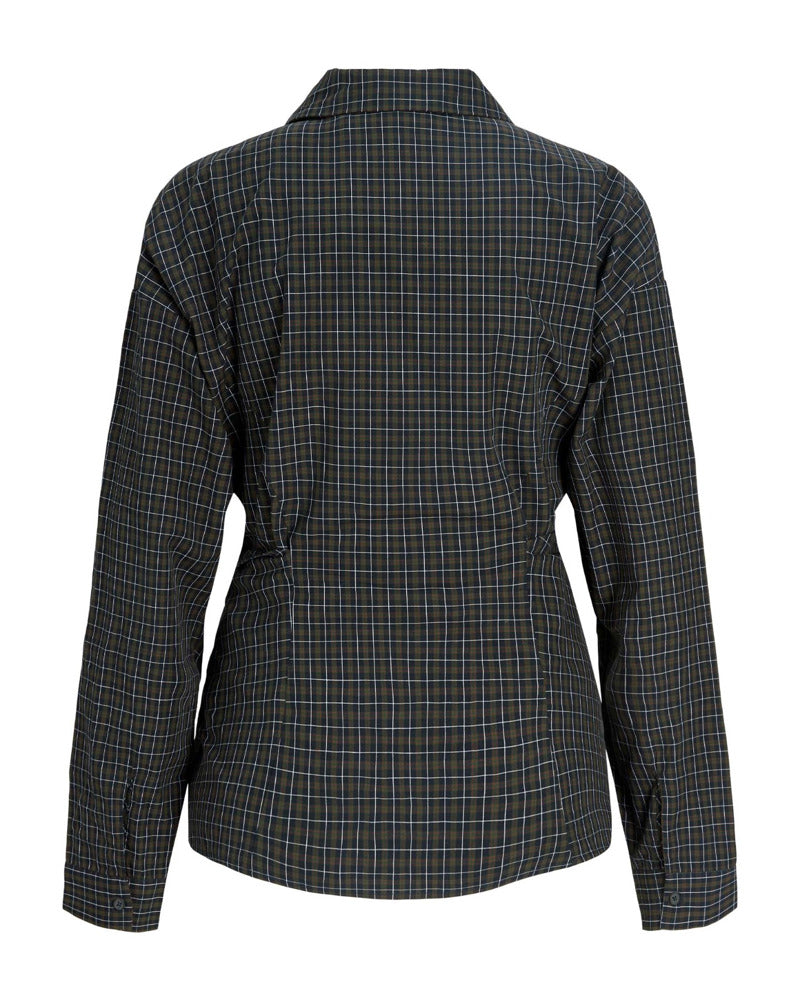 JXVIOLA POPLIN WRAP TIE SHIRT