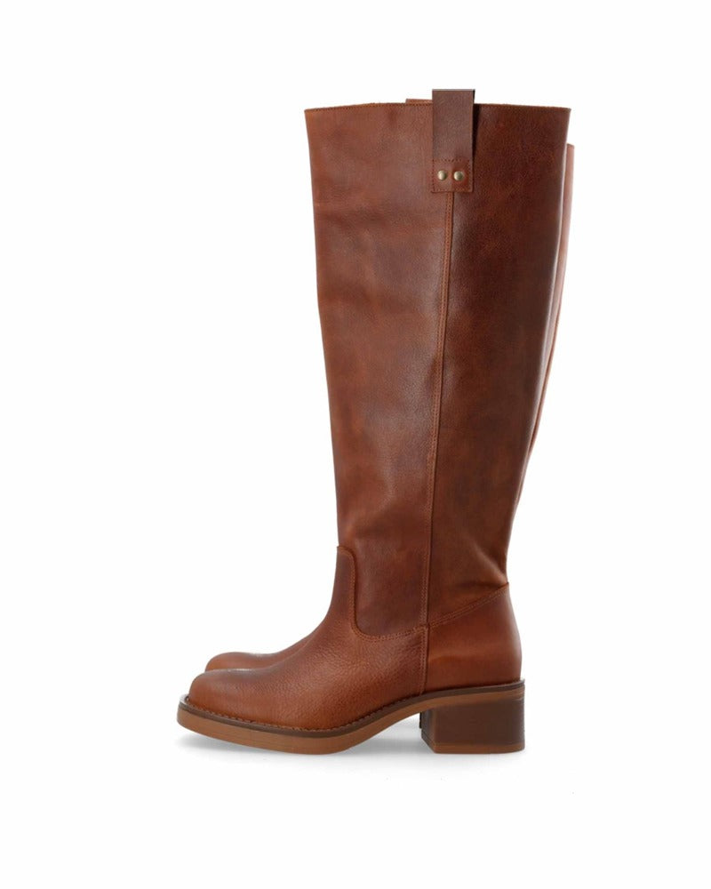 BIAMARY Knee High Boot Leather