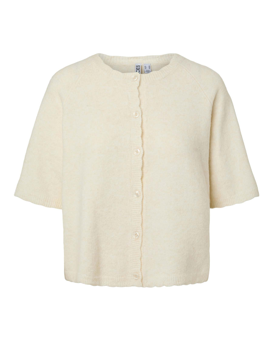 PCRATH O-NECK KNIT CARDIGAN
