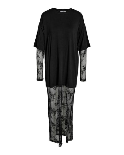 NMTIKA L/S LACE INSERT DRESSThumbnail 