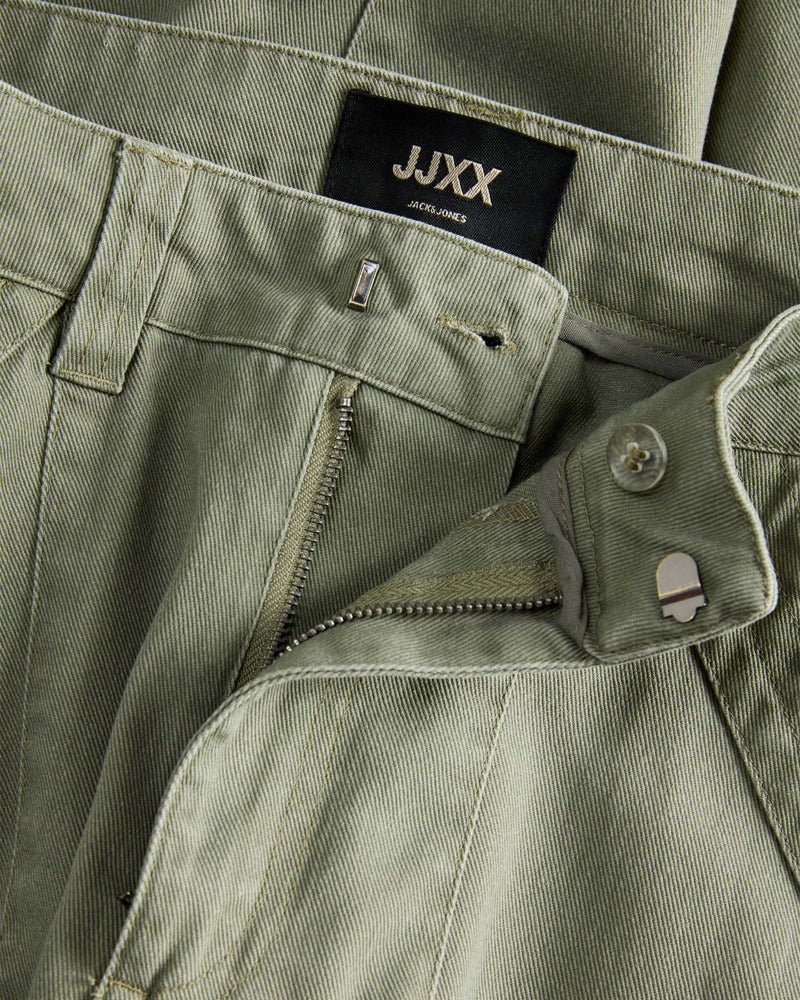 JXRINA FRAY BARREL CARGO PANT