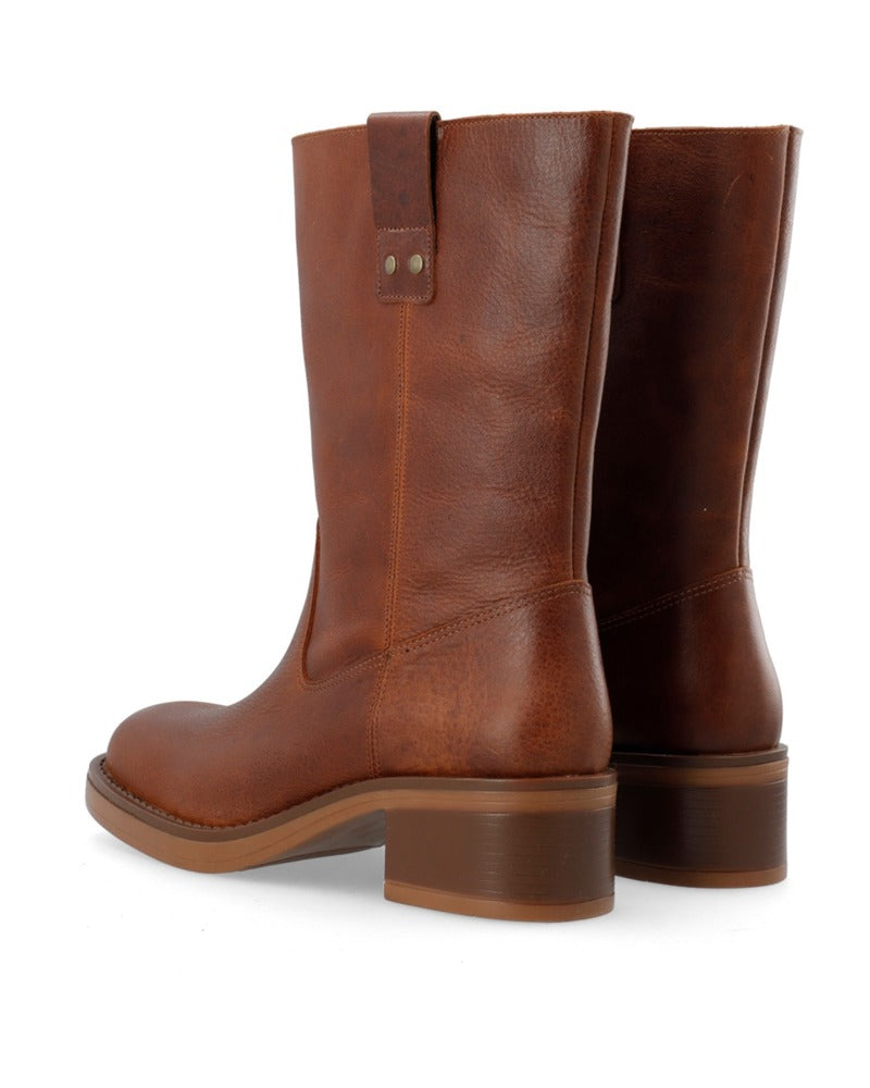 BIAMARY Mid Boot Leather