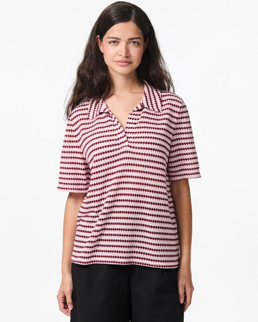 Pcjeya v-neck polo