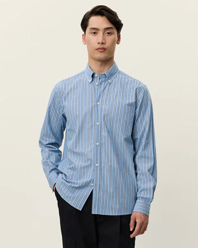 Kent Stripe Poplin ShirtThumbnail 