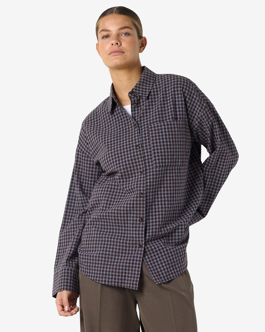 NMHAILEY ZOE CHECK SHIRT