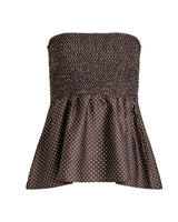 Fie smock dot top